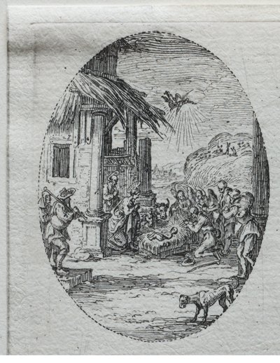 Los Misterios de la Pasión: La Adoración de los Pastores de Jacques Callot