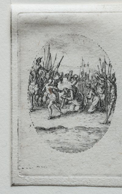 Los Misterios de la Pasión: La Carga de la Cruz de Jacques Callot