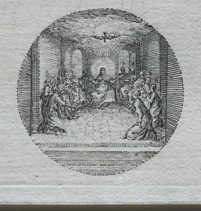 Los misterios de la pasión: El descenso del Espíritu Santo de Jacques Callot