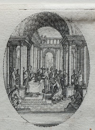 Los misterios de la Pasión: La Presentación en el Templo de Jacques Callot