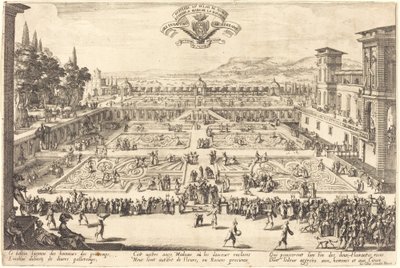 Los Jardines del Palacio en Nancy de Jacques Callot