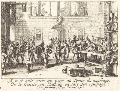 Los padres otorgan regalos, 1635 de Jacques Callot