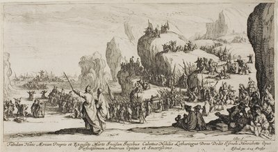 El paso del Mar Rojo de Jacques Callot
