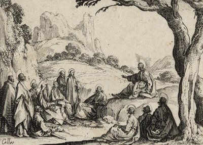 El sermón de la montaña de Jacques Callot