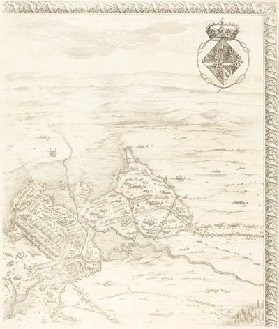 El sitio de Breda [lámina 3 de 6] de Jacques Callot