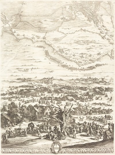 El sitio de Breda [lámina 5 de 6], 1627-1628 de Jacques Callot