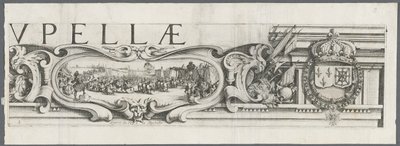 El asedio de La Rochelle: Placa 3 de Jacques Callot