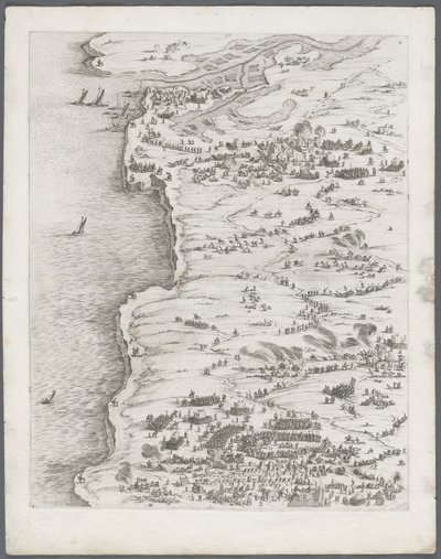 El Asedio de La Rochelle: Placa 5, 1628-1630 de Jacques Callot