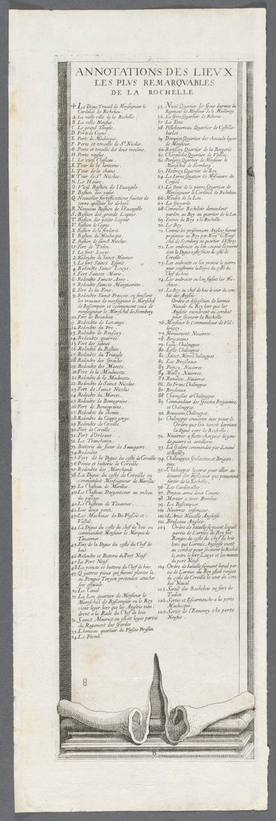El asedio de La Rochelle: Placa 9 de Jacques Callot