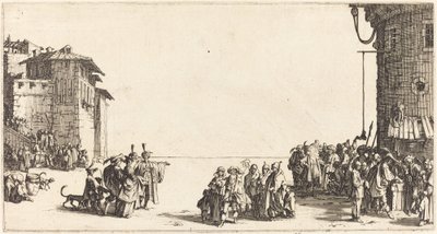 El mercado de esclavos de Jacques Callot