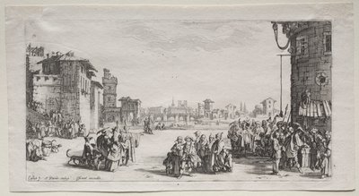 El mercado de esclavos de Jacques Callot