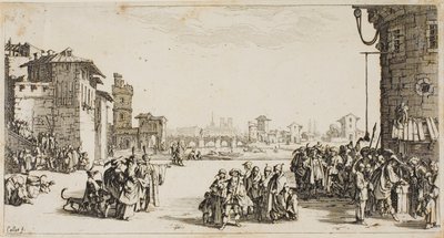 El mercado de esclavos de Jacques Callot