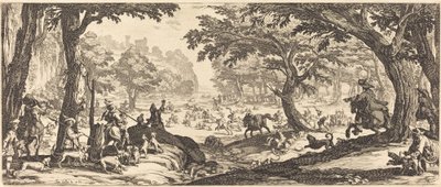 La caza del ciervo de Jacques Callot