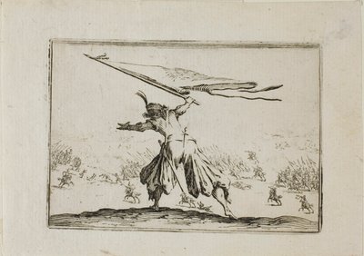 El abanderado, de Los Caprichos de Jacques Callot
