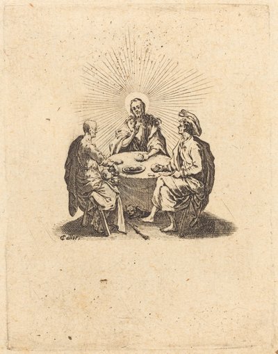 La cena en Emaús de Jacques Callot