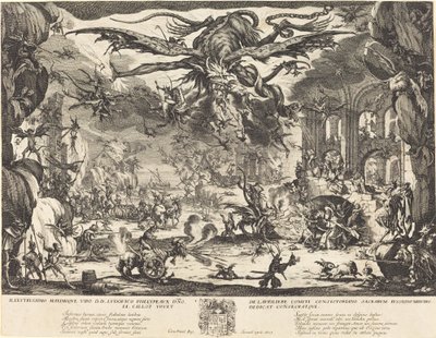 La tentación de San Antonio [segunda versión] de Jacques Callot