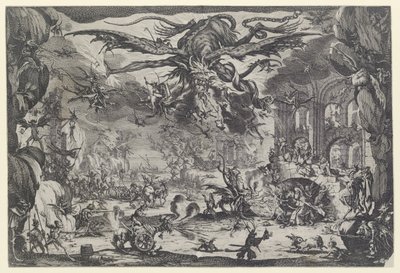 La Tentación de San Antonio (La tentation de St. Antoine) de Jacques Callot