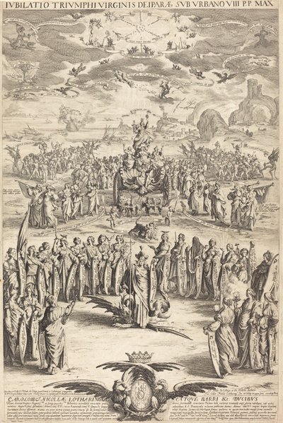 El Triunfo de la Virgen de Jacques Callot