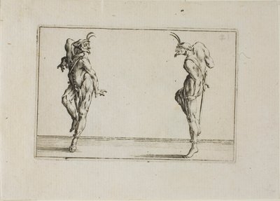 Los dos calzones se miran, de Los Caprichos de Jacques Callot