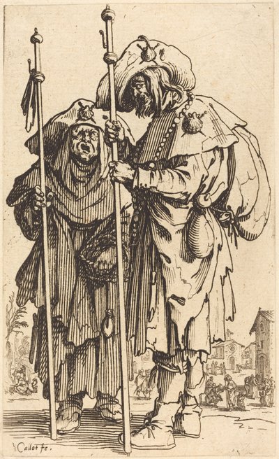Los Dos Peregrinos de Jacques Callot