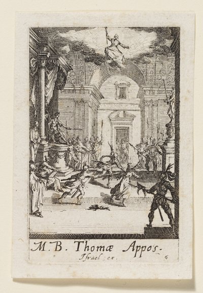Tomás el Apóstol (Thomas Appos.) de Jacques Callot