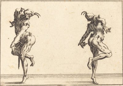Dos pantalones bailando de Jacques Callot