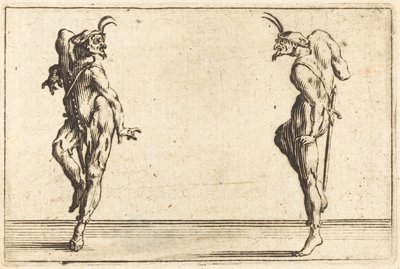 Dos pantalones bailando de Jacques Callot