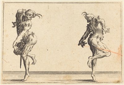 Dos pantalones bailando de Jacques Callot