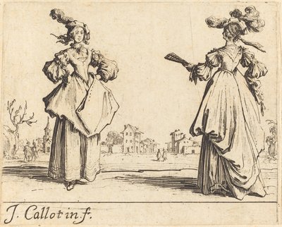 Dos Mujeres de Sociedad de Jacques Callot
