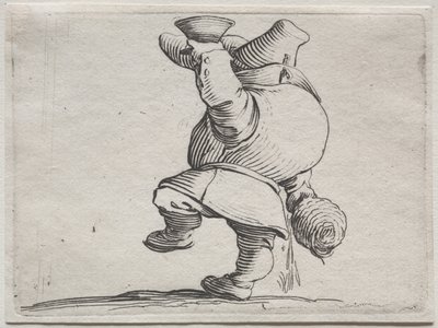 Varie figure gobbi di Iacopo Callot (Drinker Seen From Behind) de Jacques Callot