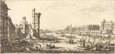 Vista del Louvre de Jacques Callot