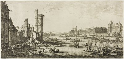 Vista del Louvre de Jacques Callot