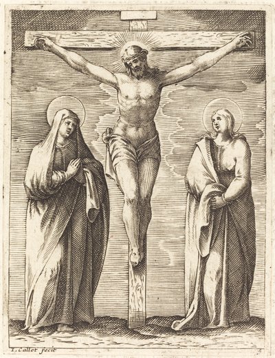 La Virgen y San Juan al pie de la cruz de Jacques Callot