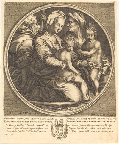 La Sagrada Familia de Jacques Callot after Andrea del Sarto
