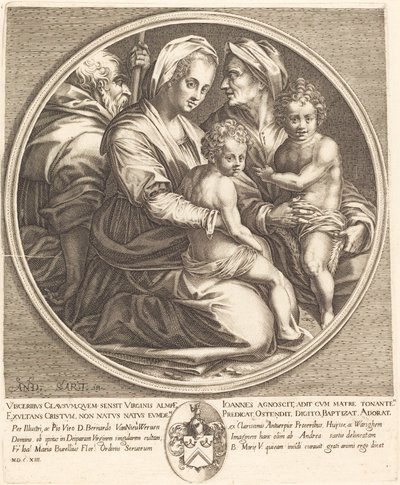 La Sagrada Familia de Jacques Callot after Andrea del Sarto