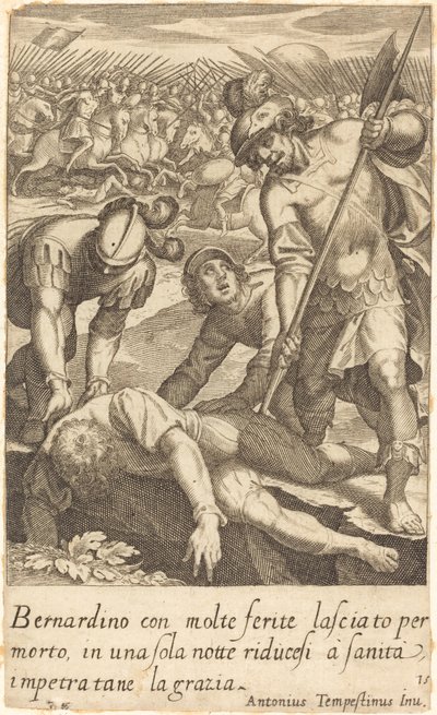 Bernardino de Jacques Callot after Antonio Tempesta