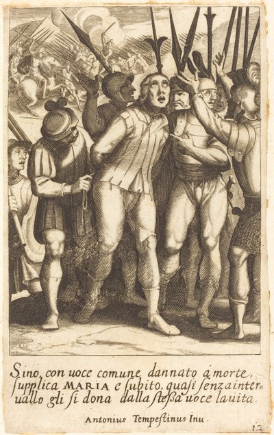 Sino de Jacques Callot after Antonio Tempesta