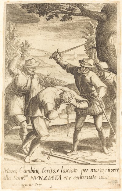 Marco Cambini de Jacques Callot after Donato Mascagni