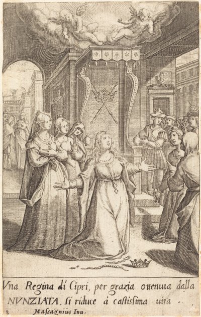 Reina de Chipre de Jacques Callot after Donato Mascagni