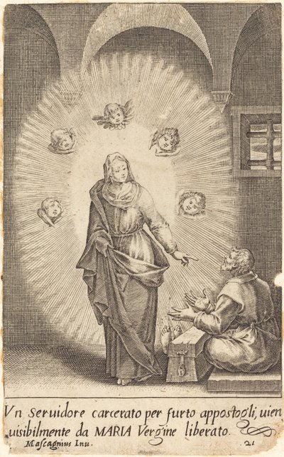 El siervo liberado de Jacques Callot after Donato Mascagni