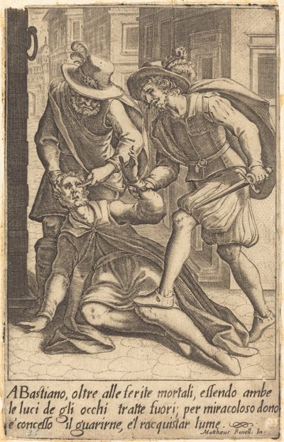 Bastiano de Jacques Callot after Matteo Rosselli