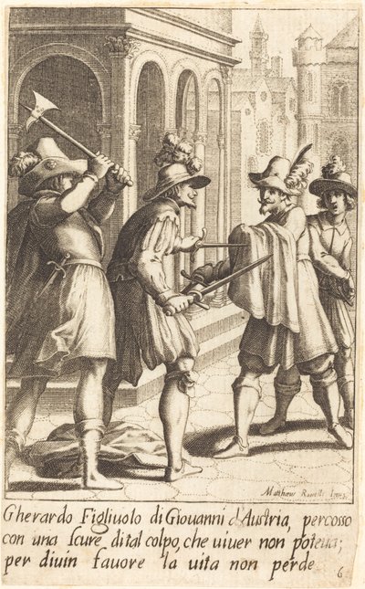 Gherardo de Jacques Callot after Matteo Rosselli