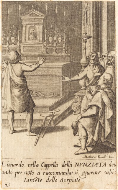 Leonardo de Jacques Callot after Matteo Rosselli