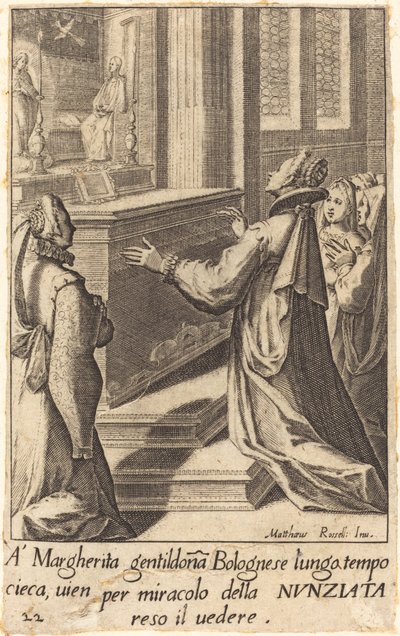 Margherita de Jacques Callot after Matteo Rosselli