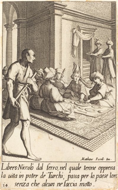 Niccolo de Jacques Callot after Matteo Rosselli