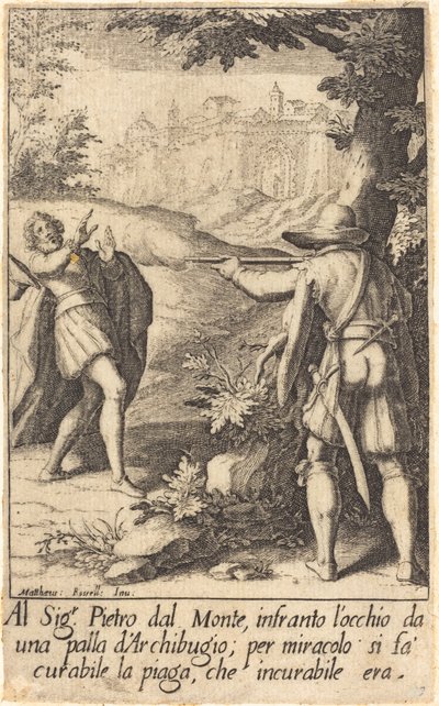 Pietro dal Monte de Jacques Callot after Matteo Rosselli