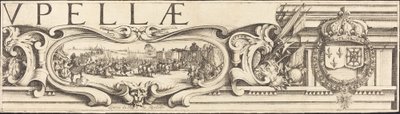 El asedio de La Rochelle [placa 3 de 16; conjunto comprende 1952.8.97-112] de Jacques Callot and Abraham Bosse