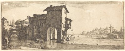 El molino de agua de Jacques Callot or Follower of Jacques Callot