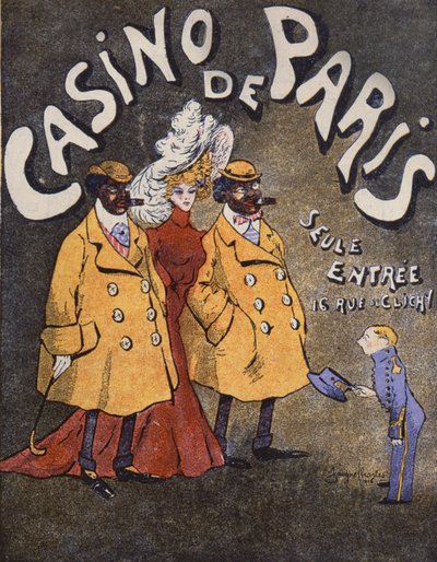 Programa Oficial para el Casino de París, 1906 de Jacques Charles