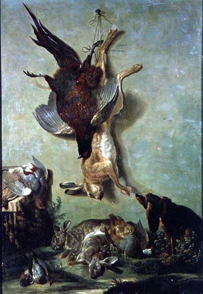 Naturaleza Muerta de Caza de Jacques Charles Oudry